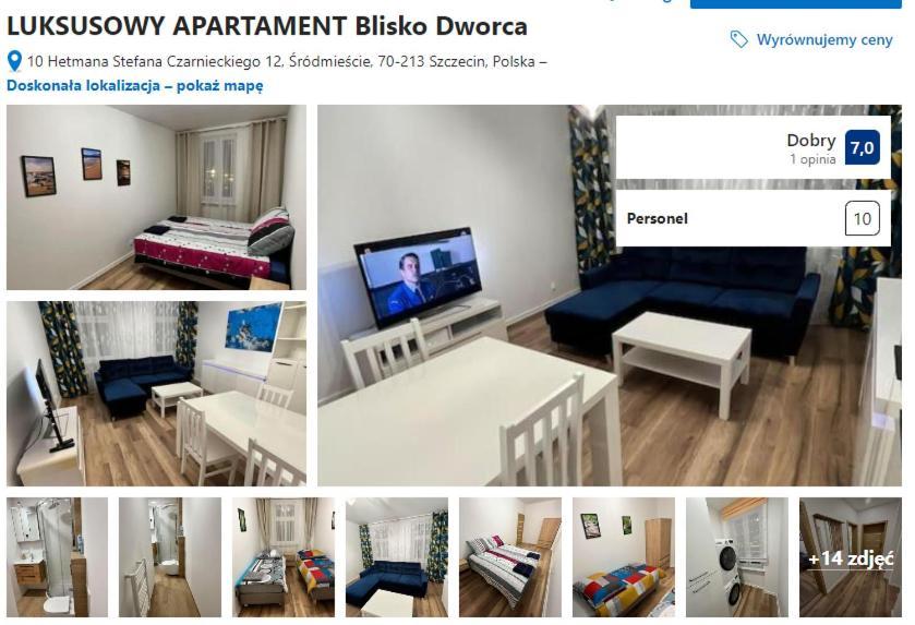 Luksusowy Apartament Przy Dworcu Szczecin Exterior photo